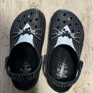 Disney Kids Slippers - Black and White Nightmare Design